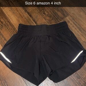 Women's Black Athletic Shorts